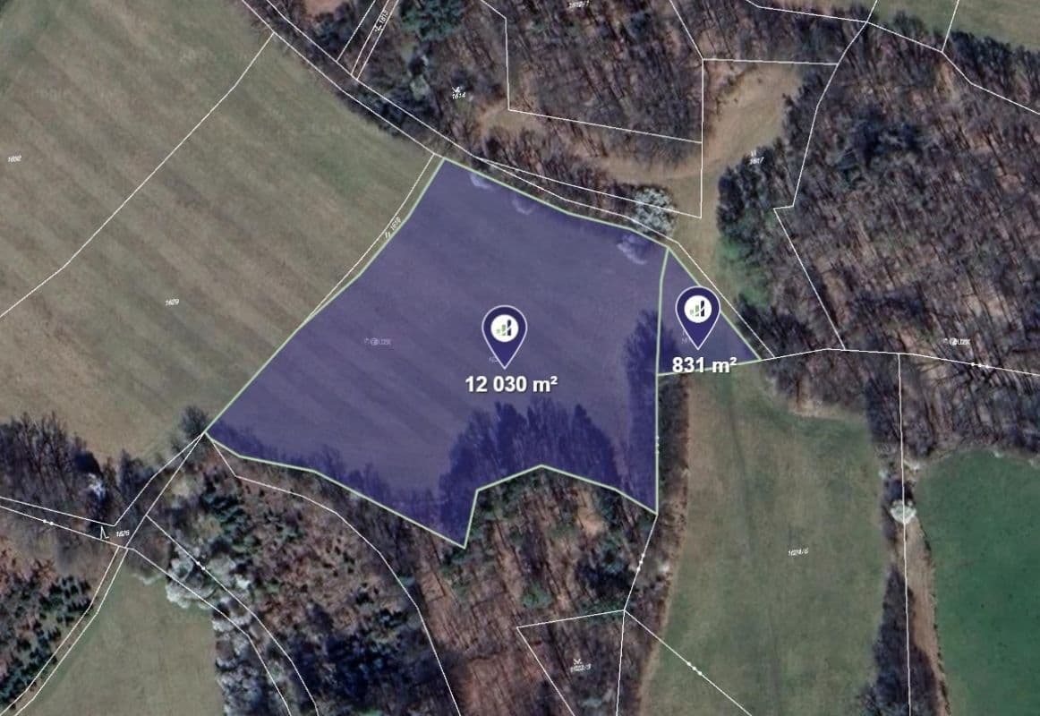 Prodej pozemku 12.861 m²
