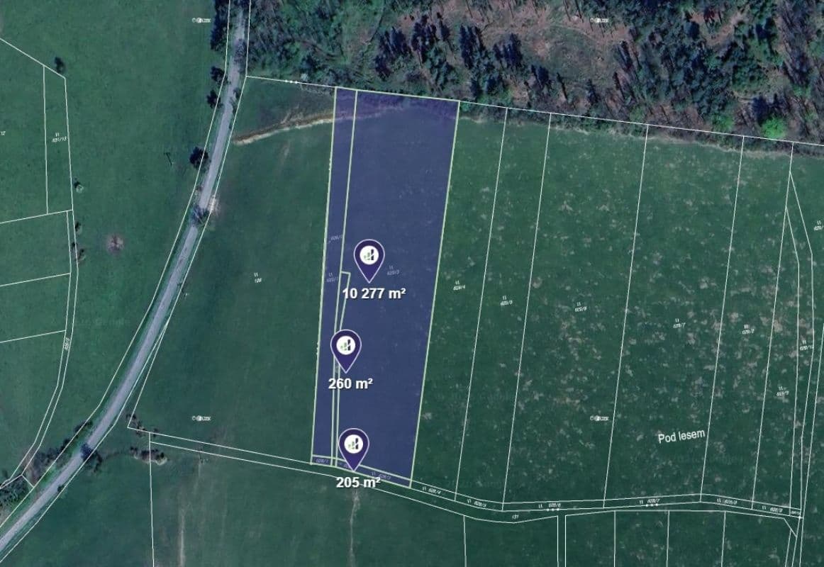 Prodej pozemku 10.742 m²