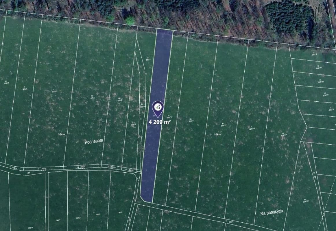 Prodej pozemku 4.209 m²