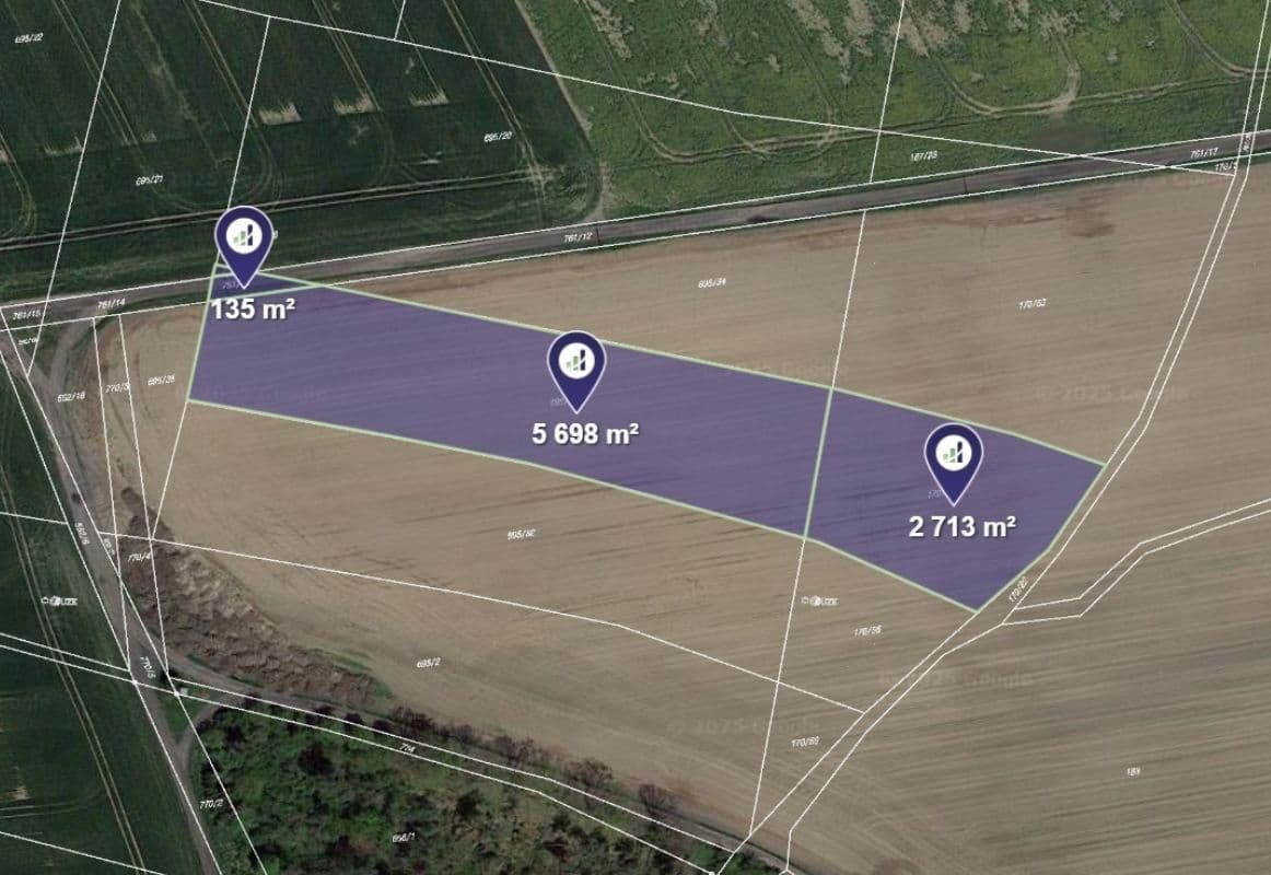 Prodej pozemku 2.849 m²