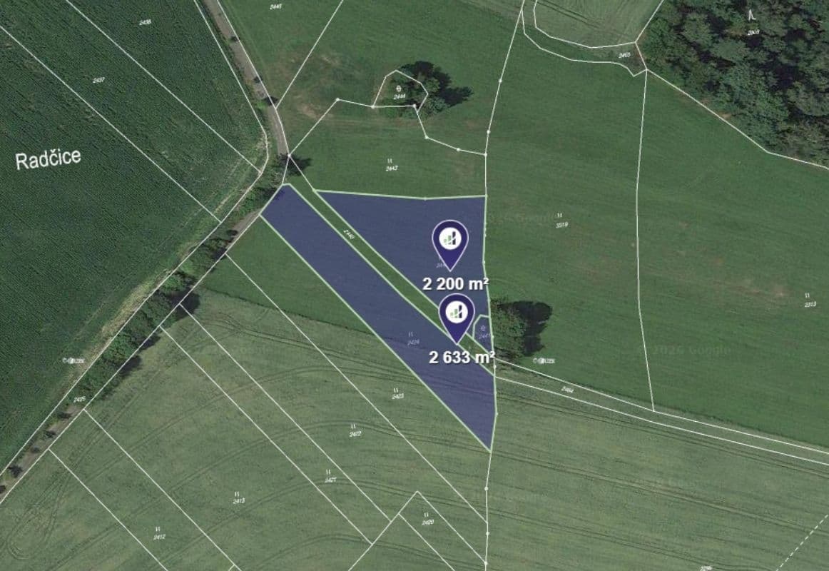 Prodej pozemku 1.611 m²