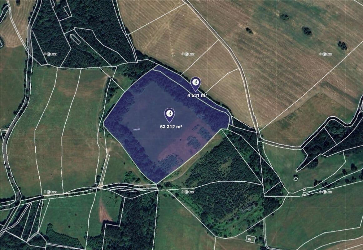 Prodej pozemku 67.843 m²