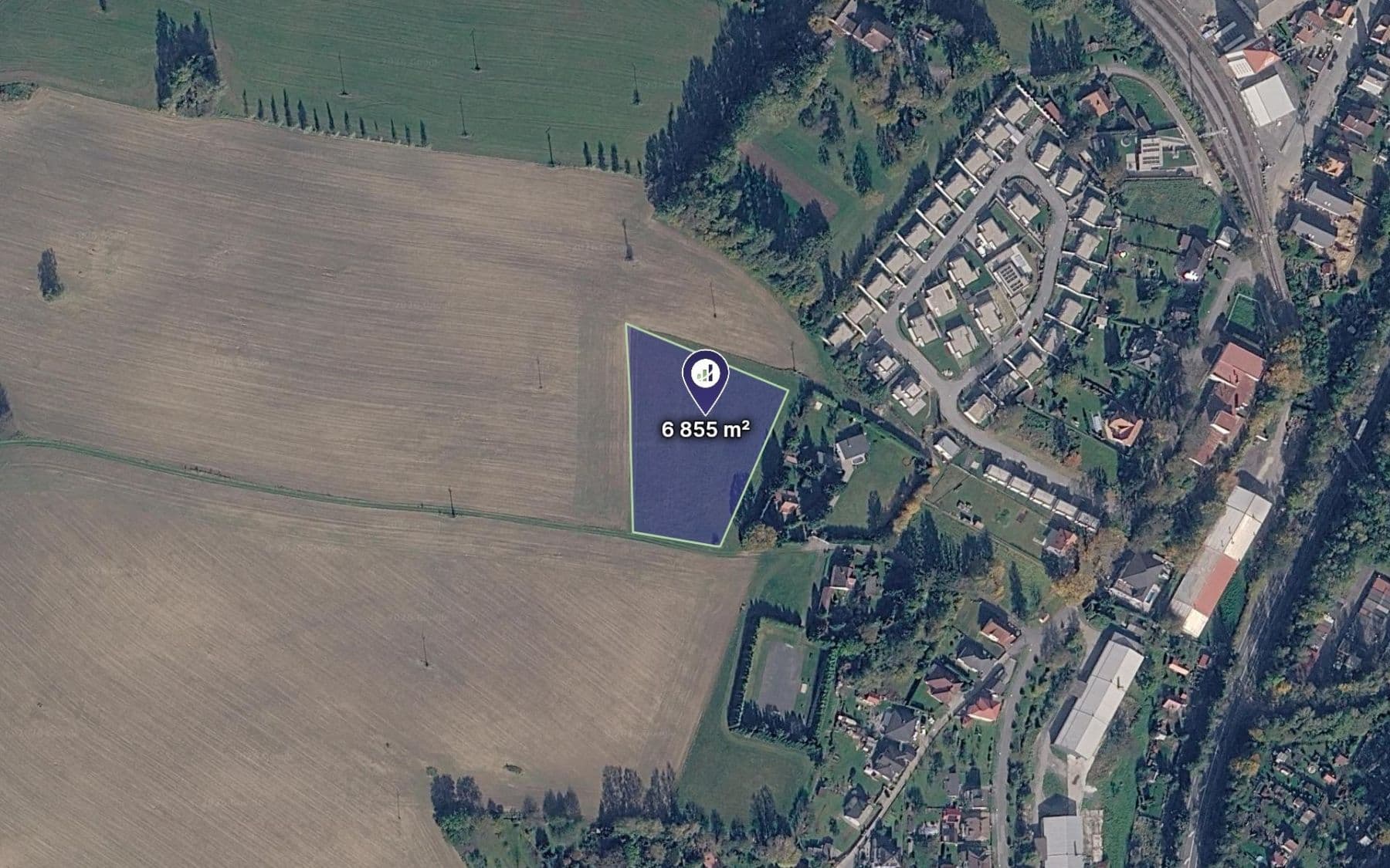 Prodej pozemku 6.855 m²